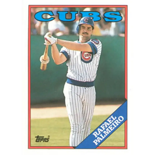 1988 Topps #186 Rafael Palmeiro NM-MT Chicago Cubs Baseball Card