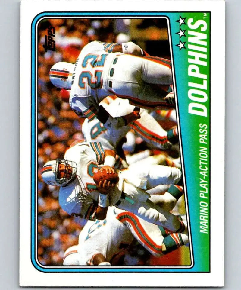 1988 Topps #189 Dan Marino EX Excellent Miami Dolphins Football Card - Football Card Single