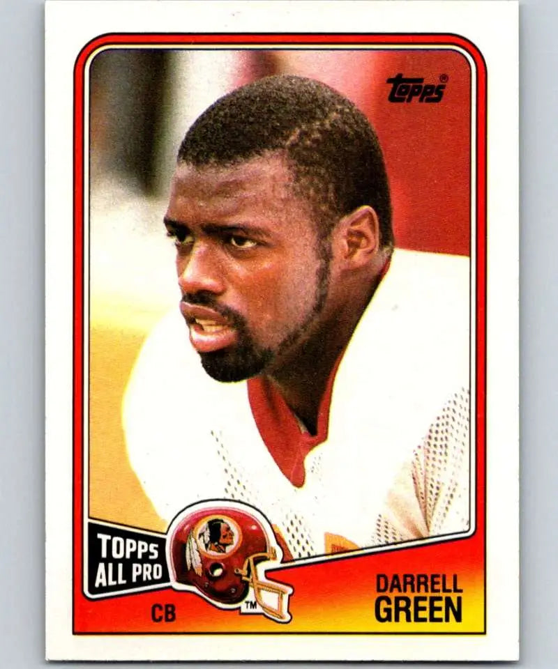 1988 Topps #19 Darrell Green EX Excellent Washington Redskins Football Card - Football Card Single