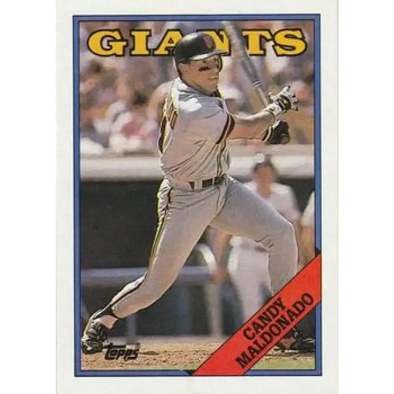 1988 Topps #190 Candy Maldonado NM-MT San Francisco Giants Baseball Card - Baseball Card Single