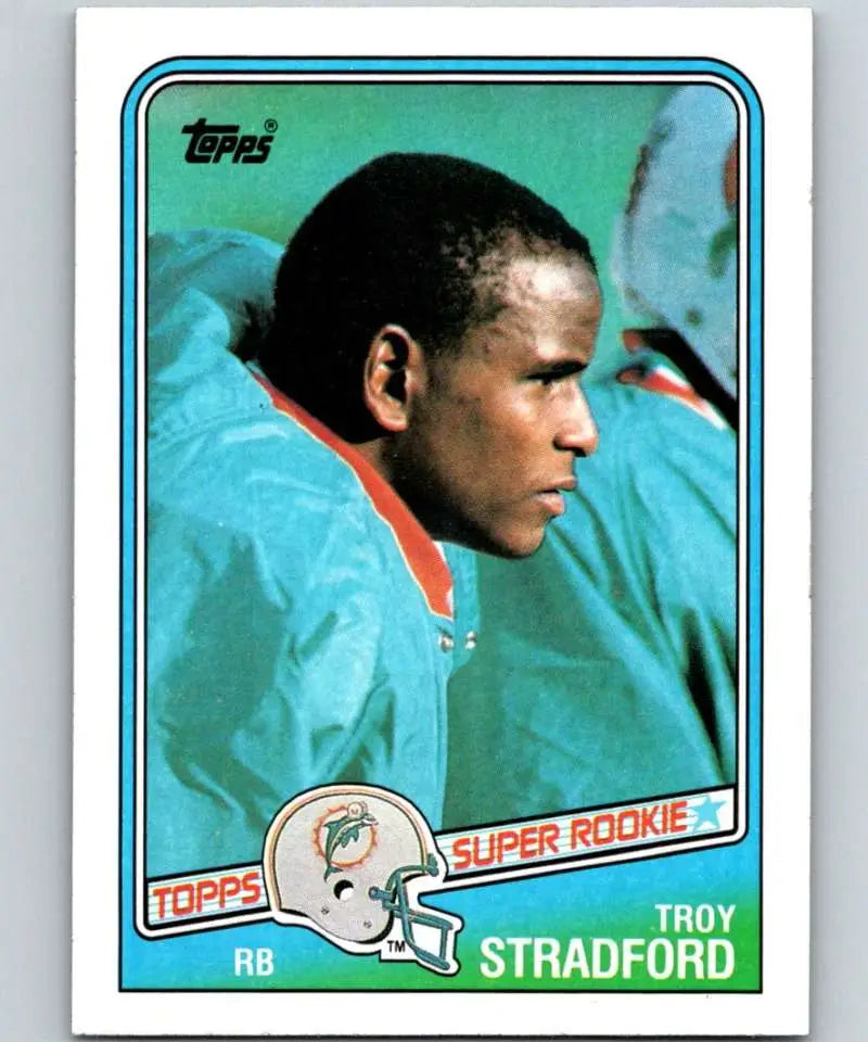 1988 Topps #191 Troy Stradford EX Excellent RC Rookie Miami Dolphins Football Card - Football Card Single