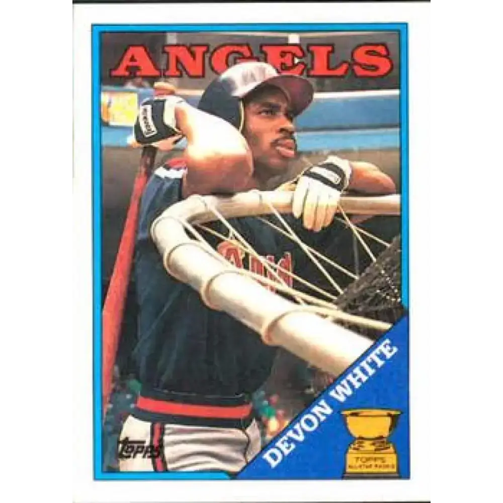 1988 Topps #192 Devon White NM-MT California Angels Baseball Card - Baseball Card Single