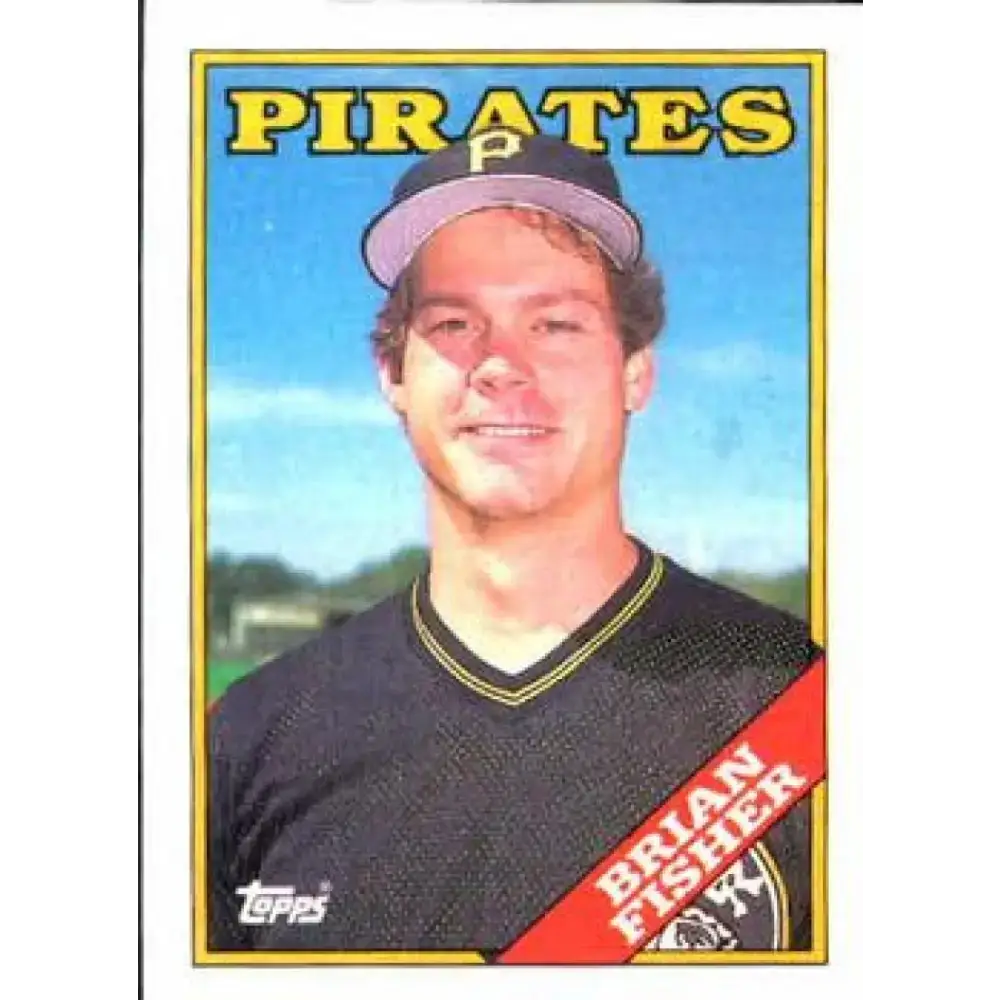 1988 Topps #193 Brian Fisher NM-MT Pittsburgh Pirates Baseball Card - Baseball Card Single