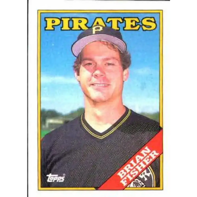 1988 Topps #193 Brian Fisher NM-MT Pittsburgh Pirates Baseball Card - Baseball Card Single