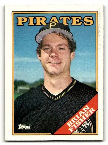 Brian Fisher Pittsburgh baseball card from 1988 Topps Pirates collection