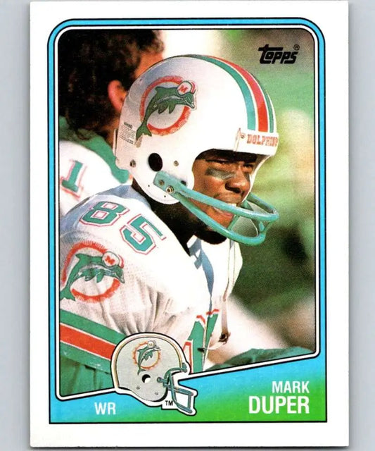 1988 Topps #193 Mark Duper EX Excellent Miami Dolphins Football Card