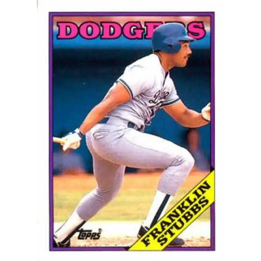 1988 Topps #198 Franklin Stubbs NM-MT Los Angeles Dodgers Baseball Card - Baseball Card Single