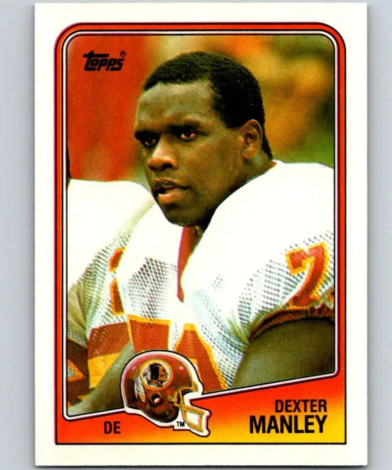 1988 Topps #20 Dexter Manley EX Excellent Washington Redskins Football Card