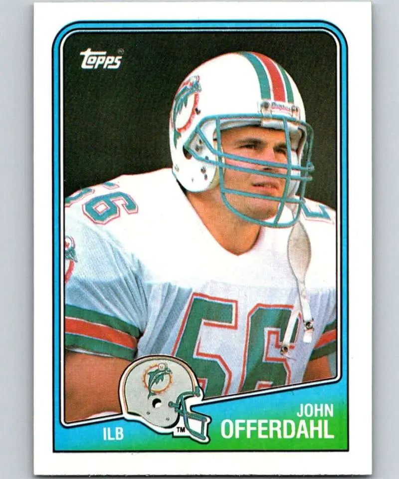 1988 Topps #200 John Offerdahl EX Excellent Miami Dolphins Football Card - Football Card Single