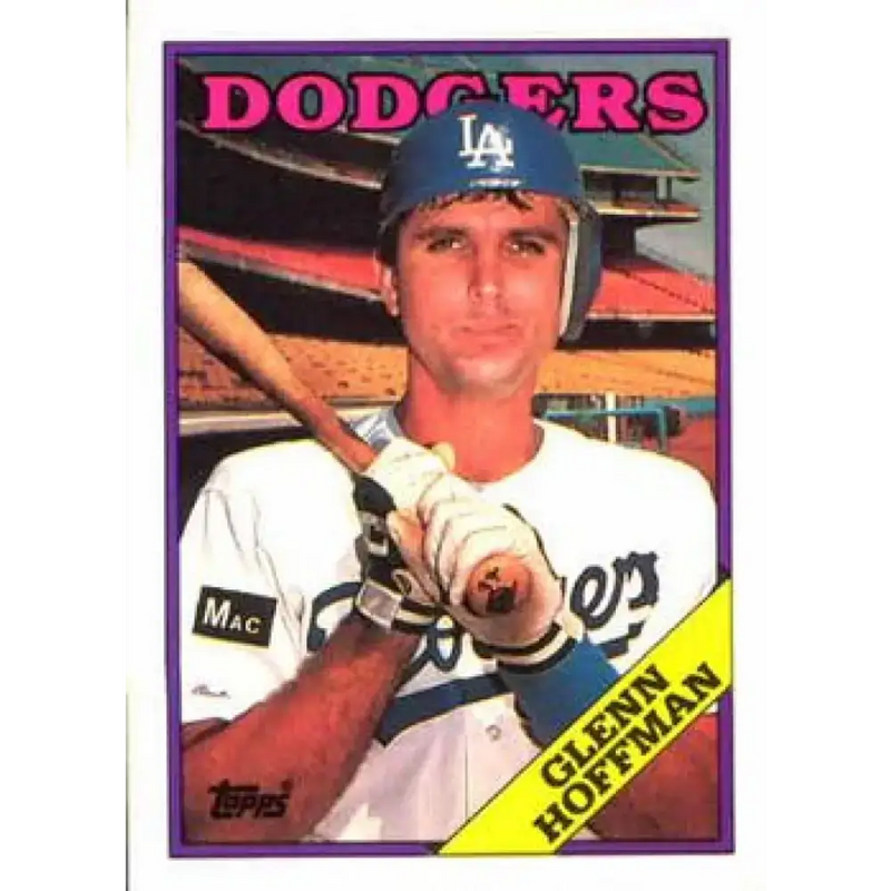 1988 Topps #202 Glenn Hoffman NM-MT Los Angeles Dodgers Baseball Card - Baseball Card Single