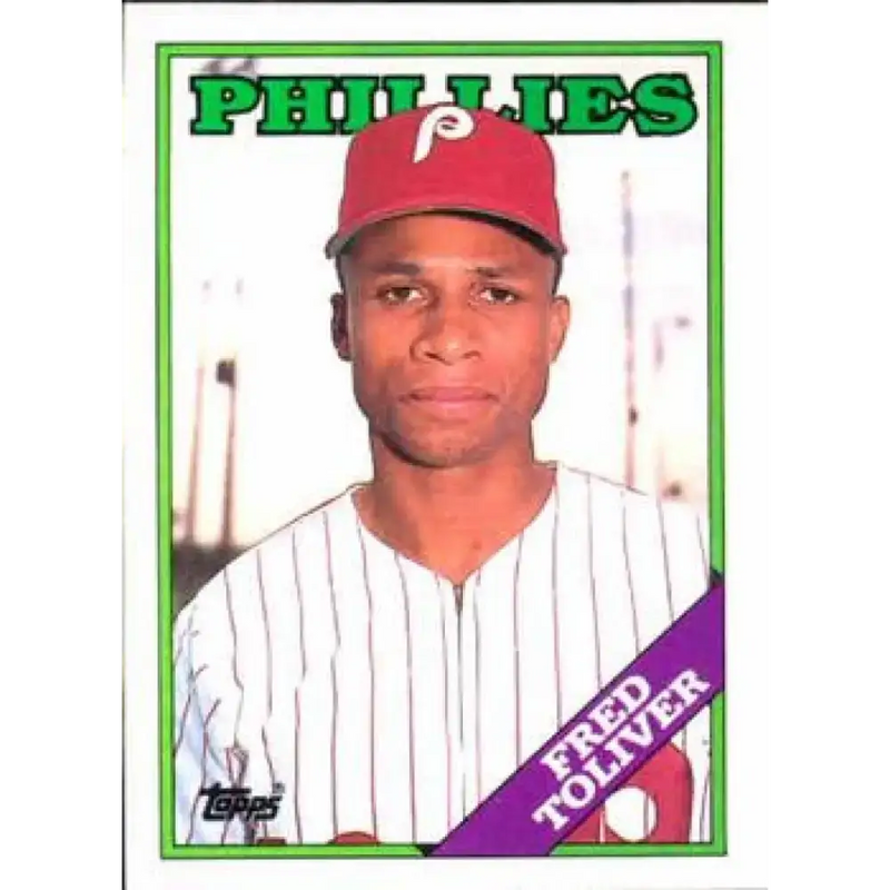 1988 Topps #203 Freddie Toliver NM-MT Philadelphia Phillies Baseball Card - Baseball Card Single