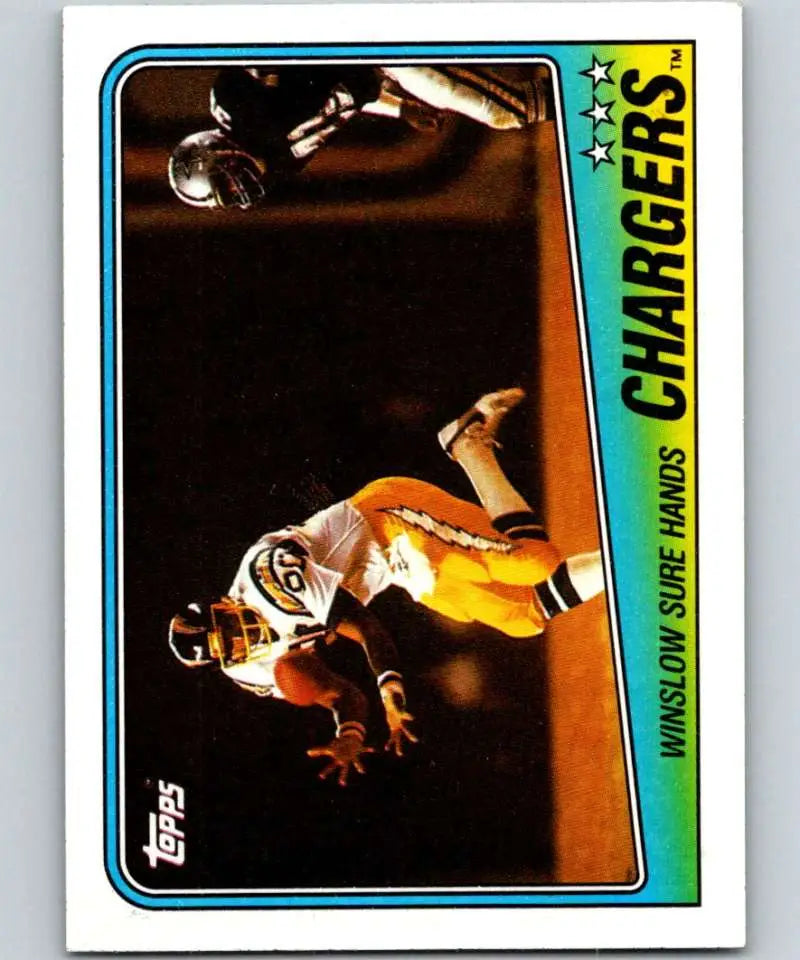 1988 Topps #203 Kellen Winslow EX Excellent San Diego Chargers Football Card - Football Card Single