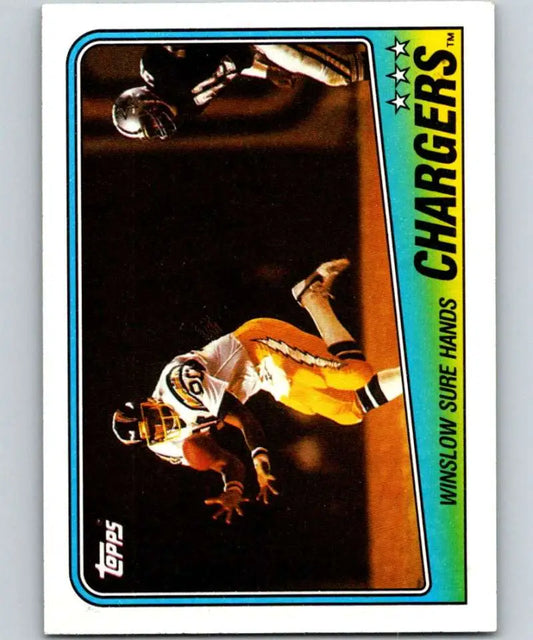 1988 Topps #203 Kellen Winslow EX Excellent San Diego Chargers Football Card - Football Card Single