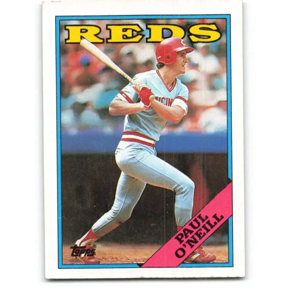 1988 Topps #204 Paul O’Neill NM-MT Cincinnati Reds Baseball Card - Baseball Card Single