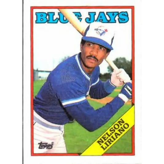 1988 Topps #205 Nelson Liriano NM-MT RC Rookie Toronto Blue Jays Baseball Card