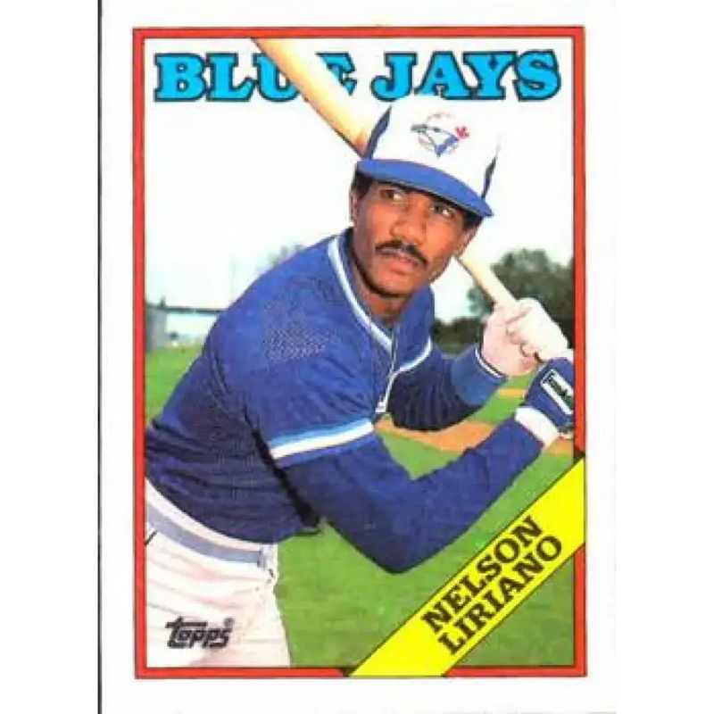 1988 Topps #205 Nelson Liriano NM-MT RC Rookie Toronto Blue Jays Baseball Card - Baseball Card Single
