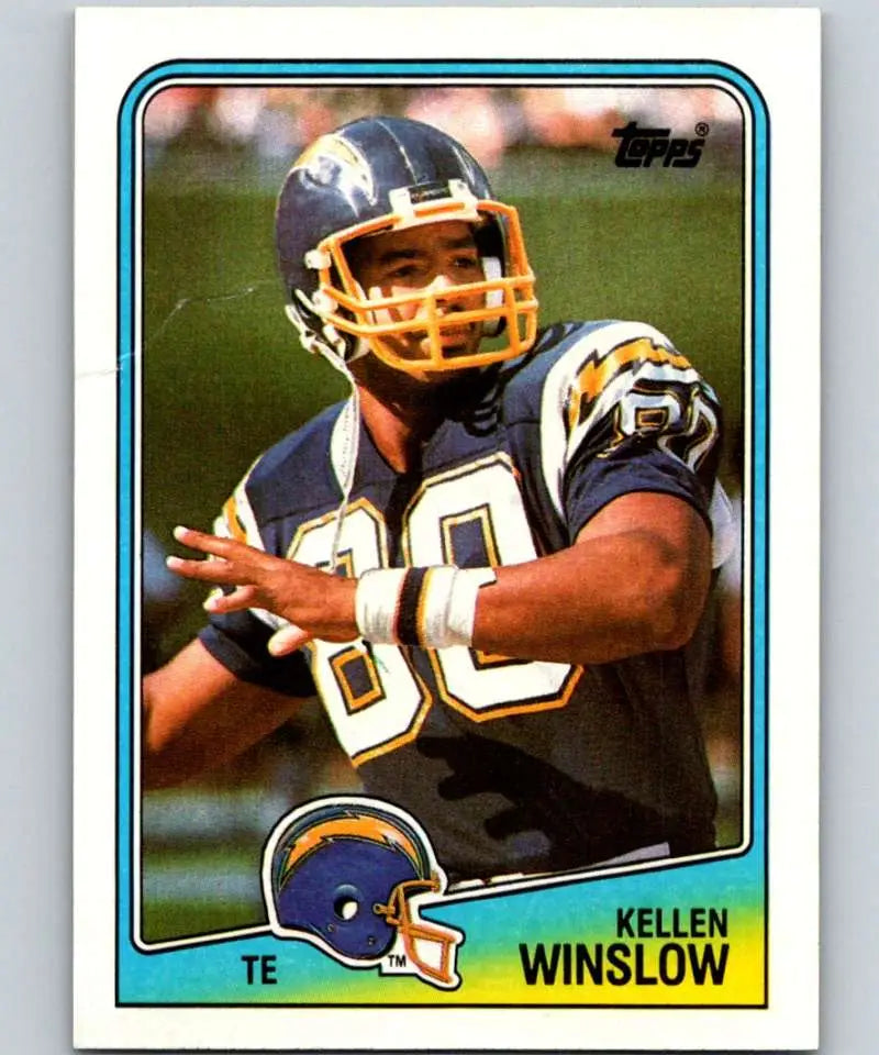 1988 Topps #209 Kellen Winslow EX Excellent San Diego Chargers Football Card - Football Card Single