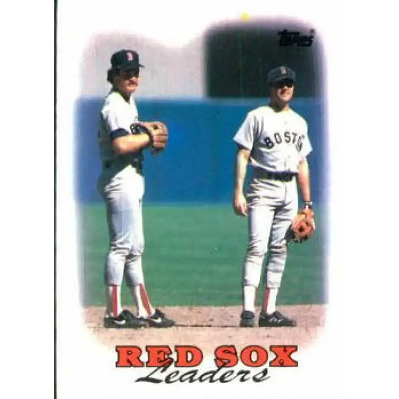 1988 Topps #21 Wade Boggs/Spike Owen NM-MT Boston Red Sox Baseball Card - Baseball Card Single