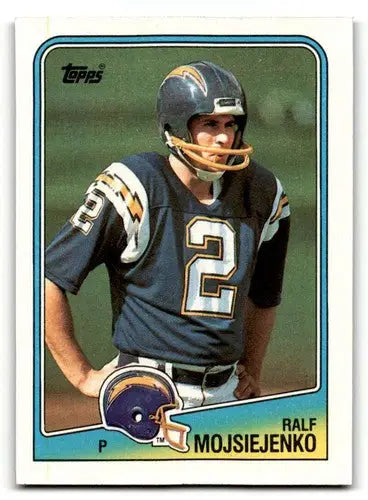1988 Topps #210 Ralf Mojsiejenko San Diego Chargers Football Cards E ID:62544 - Football Card Single