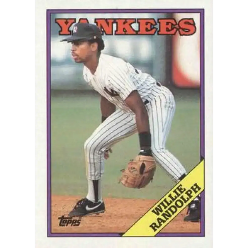 1988 Topps #210 Willie Randolph NM-MT New York Yankees Baseball Card - Baseball Card Single