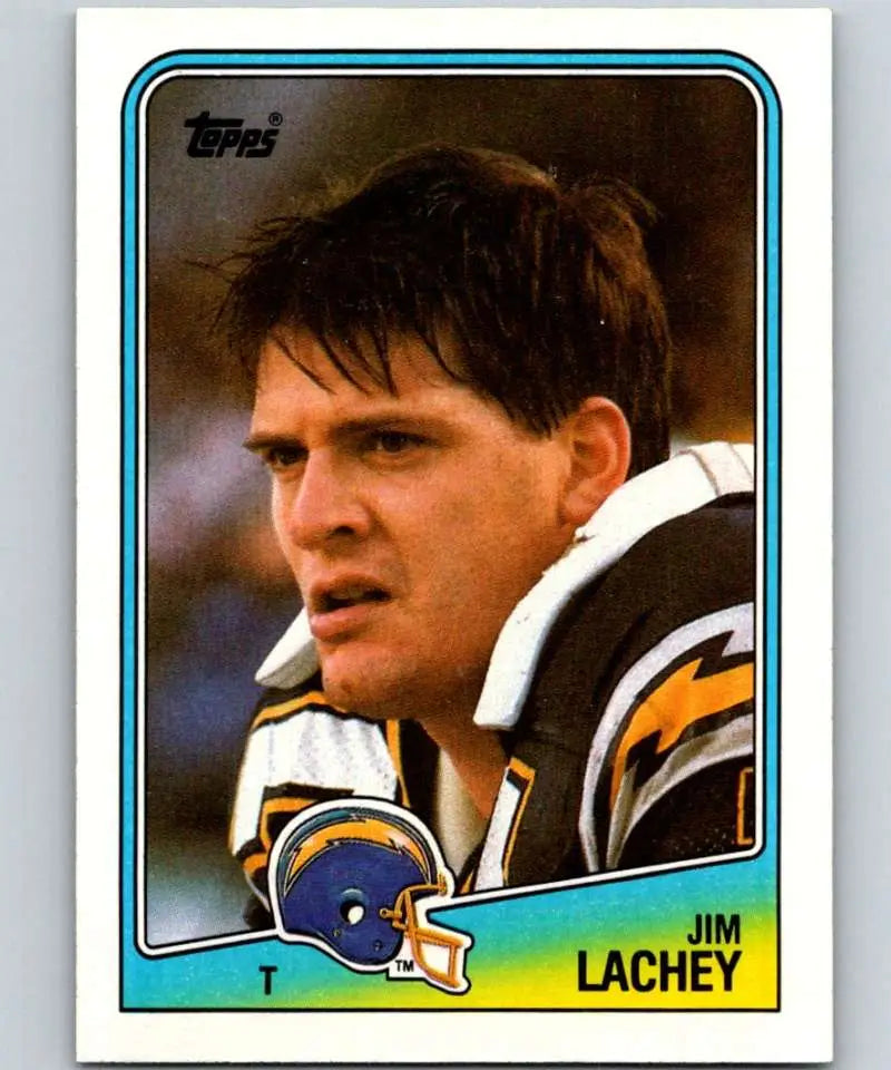 1988 Topps #211 Jim Lachey EX Excellent San Diego Chargers Football Card - Football Card Single