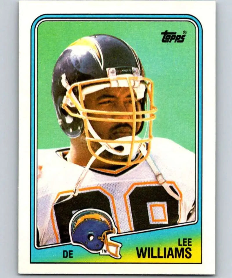 1988 Topps #212 Lee Williams EX Excellent San Diego Chargers Football Card - Football Card Single