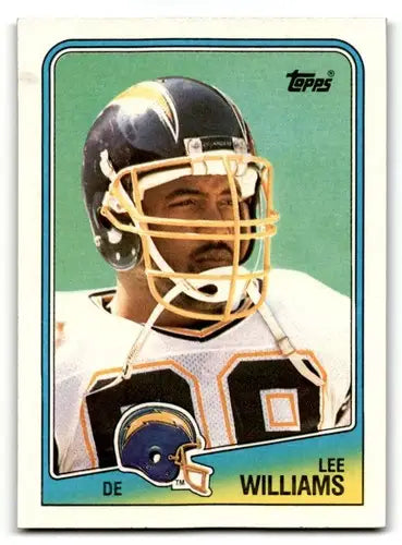 1988 Topps #212 Lee Williams San Diego Chargers Football Cards EX/NM ID:62546 - Trading Cards