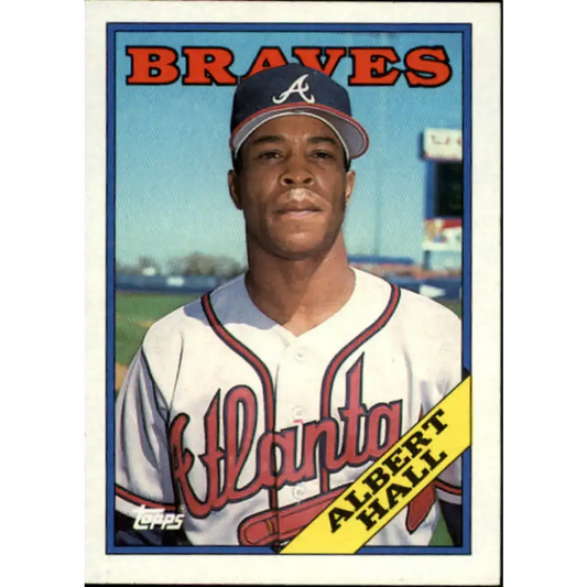 1988 Topps #213 Albert Hall NM-MT Atlanta Braves Baseball Card