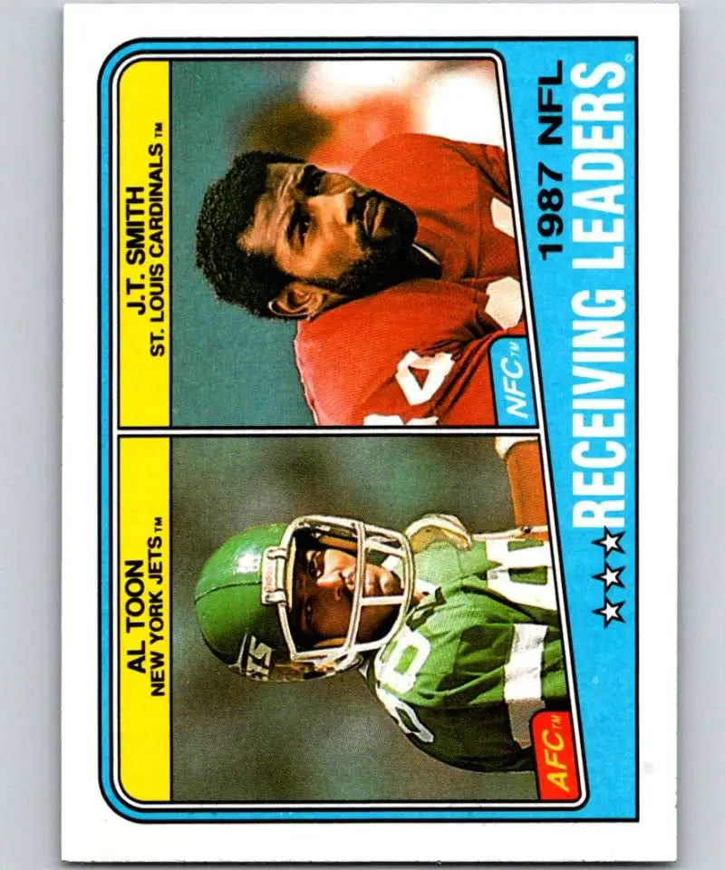 1988 Topps #216 Al Toon/J.T. Smith EX Excellent New York Jets/St. Louis Cardinals Football Card - Football Card Single