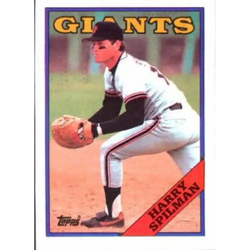 1988 Topps #217 Harry Spilman NM-MT San Francisco Giants Baseball Card - Baseball Card Single