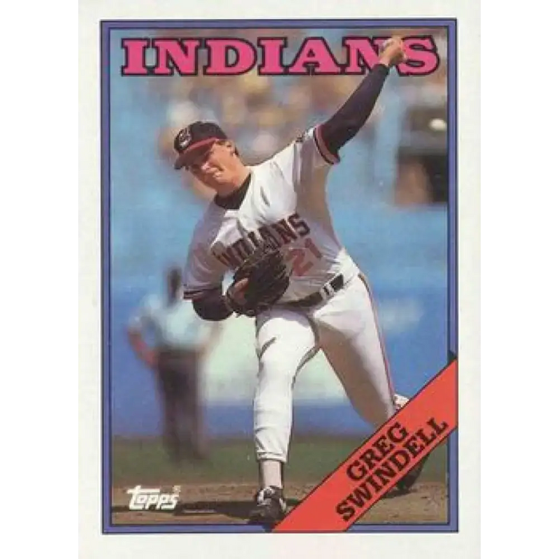 1988 Topps #22 Greg Swindell NM-MT Cleveland Indians Baseball Card - Baseball Card Single