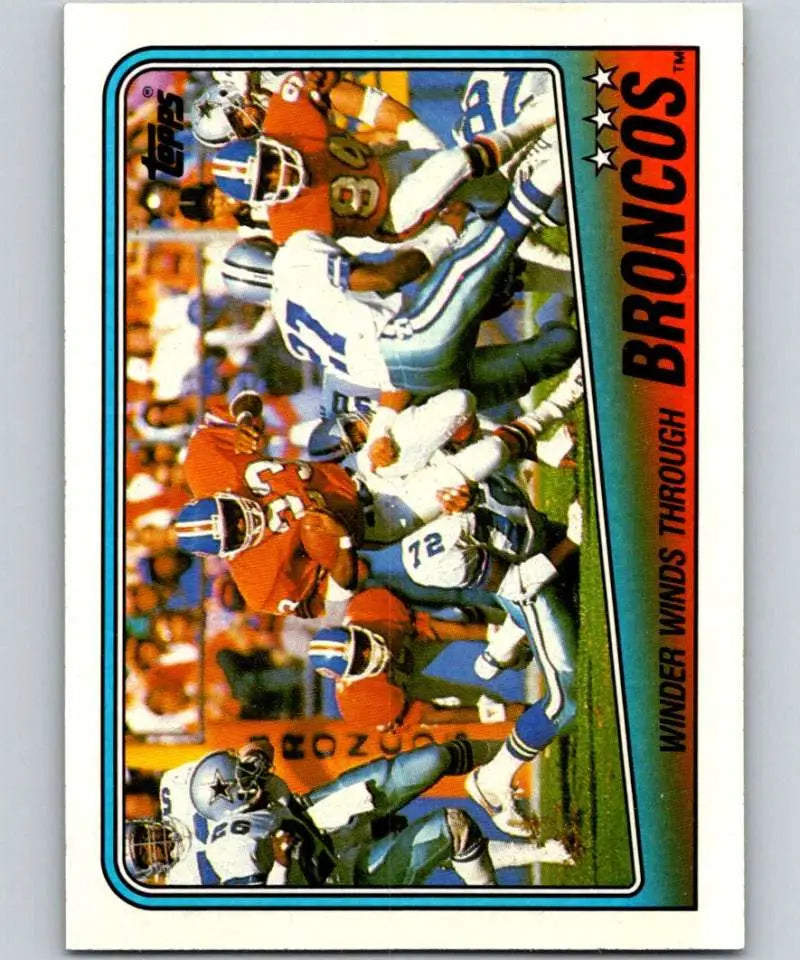 1988 Topps #22 Sammy Winder EX Excellent Denver Broncos Football Card - Football Card Single