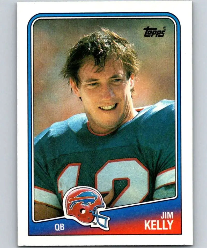1988 Topps #221 Jim Kelly EX Excellent Buffalo Bills Football Card - Football Card Single