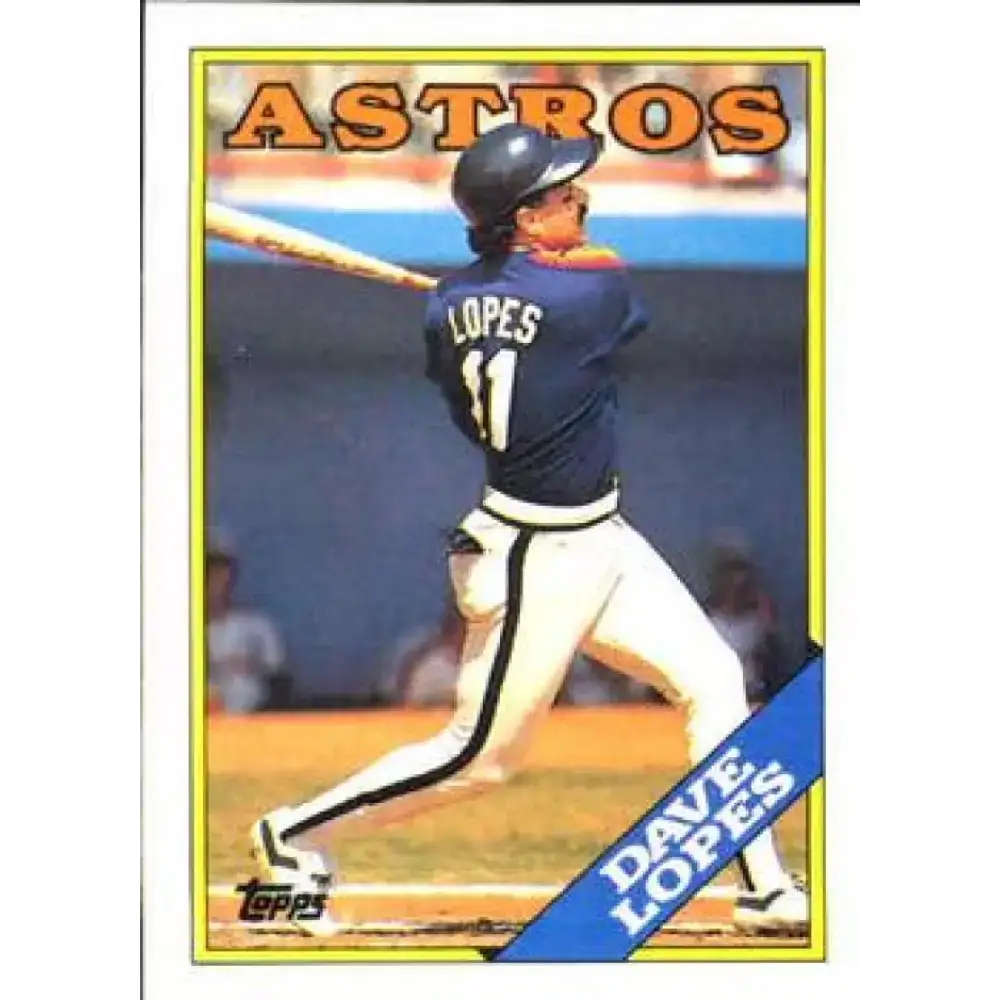 1988 Topps #226 Davey Lopes NM-MT Houston Astros Baseball Card - Baseball Card Single