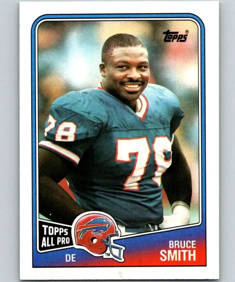 1988 Topps #227 Bruce Smith EX Excellent Buffalo Bills Football Card - Football Card Single