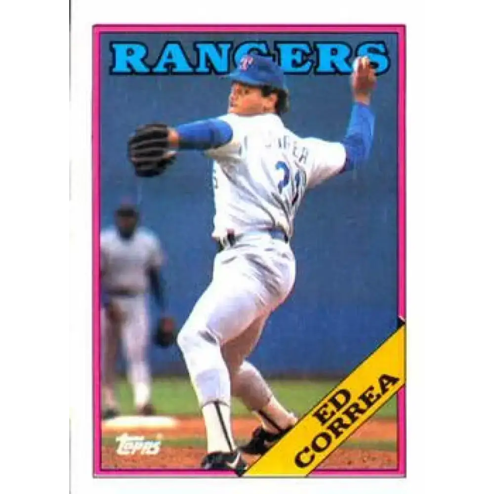 1988 Topps #227 Ed Correa NM-MT Texas Rangers Baseball Card - Baseball Card Single