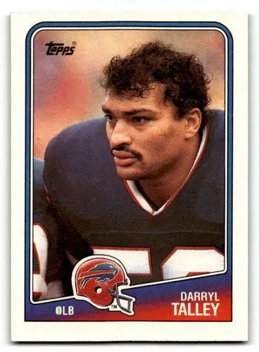 1988 Topps #228 Darryl Talley Buffalo Bills Football Cards EX/NM ID:62560 - Football Card Single