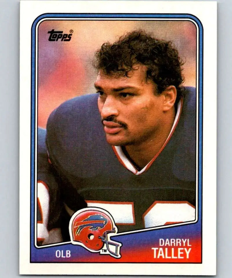 1988 Topps #228 Darryl Talley EX Excellent Buffalo Bills Football Card - Football Card Single