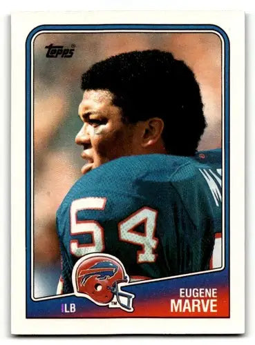 1988 Topps #229 Eugene Marve Buffalo Bills Football Cards EX/NM ID:62561 - Football Card Single