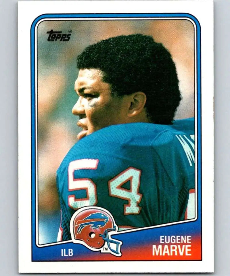 1988 Topps #229 Eugene Marve EX Excellent Buffalo Bills Football Card - Football Card Single