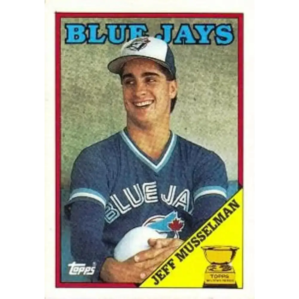 1988 Topps #229 Jeff Musselman NM-MT Toronto Blue Jays Baseball Card