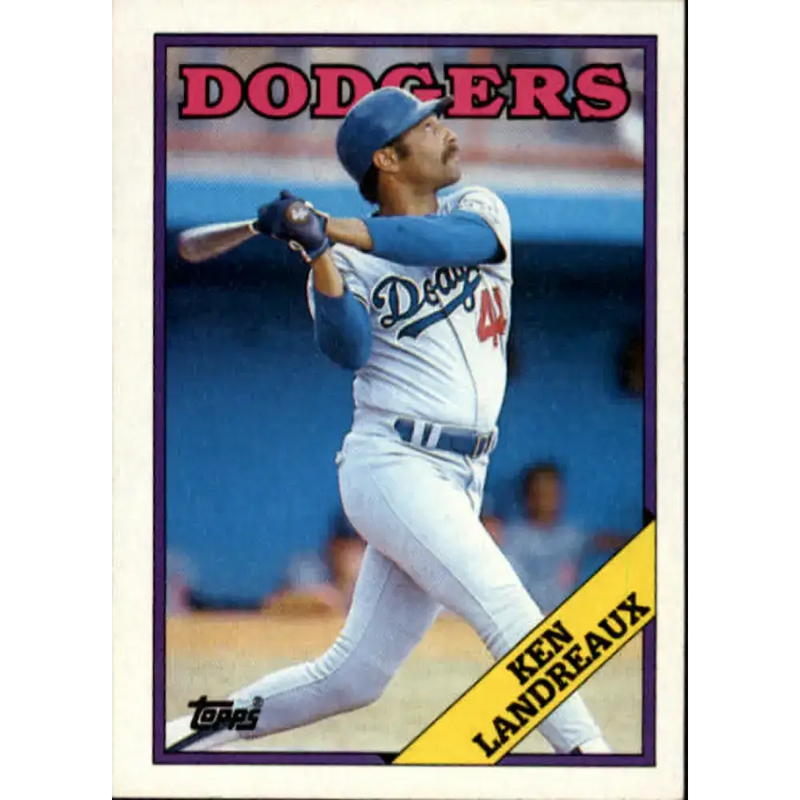 1988 Topps #23 Ken Landreaux NM-MT Los Angeles Dodgers Baseball Card - Baseball Card Single