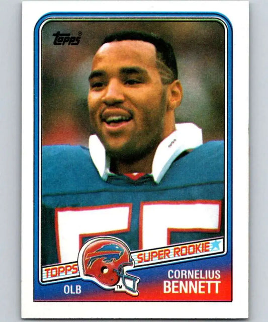1988 Topps #230 Cornelius Bennett EX Excellent RC Rookie Buffalo Bills Football Card