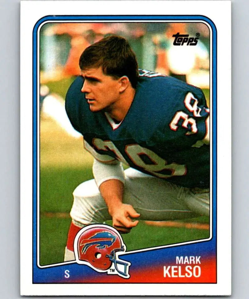 1988 Topps #231 Mark Kelso EX Excellent RC Rookie Buffalo Bills Football Card - Football Card Single