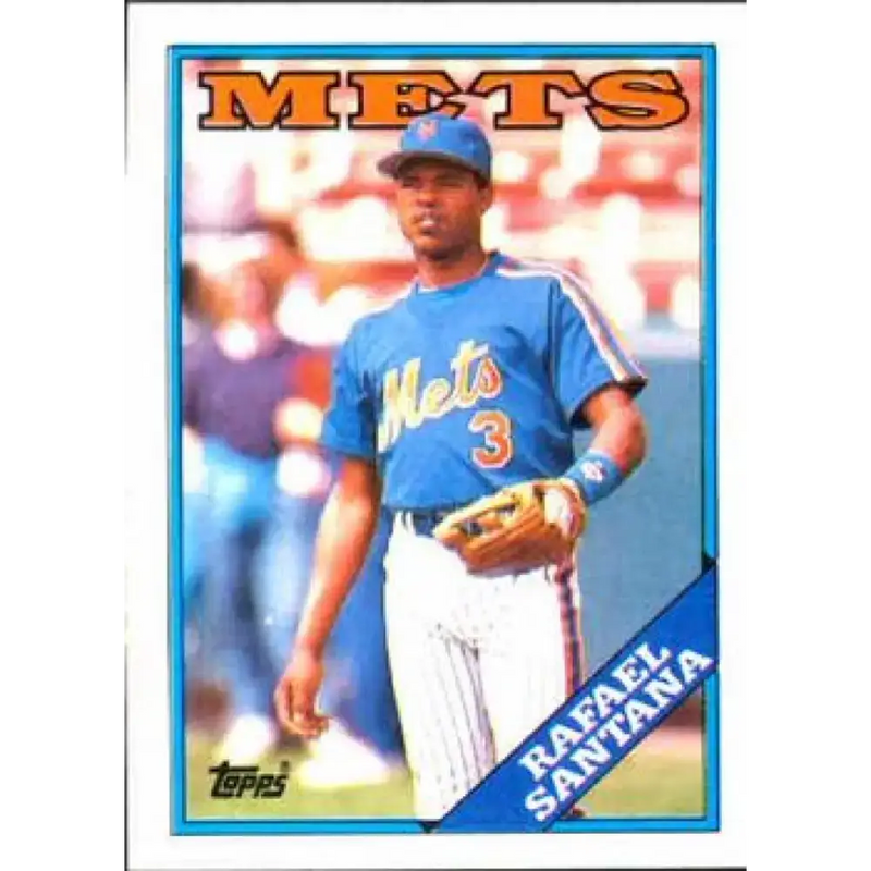 1988 Topps #233 Rafael Santana NM-MT New York Mets Baseball Card
