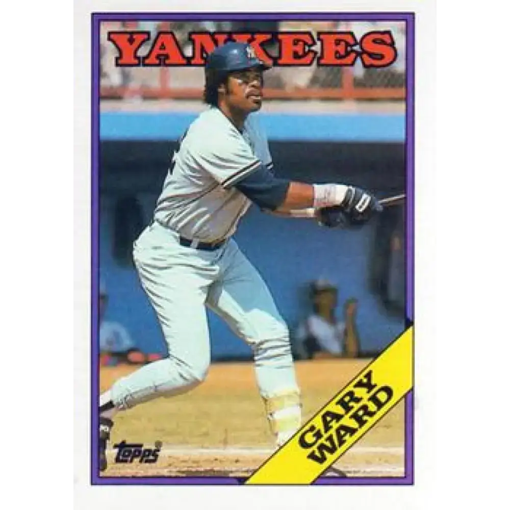 1988 Topps #235 Gary Ward NM-MT New York Yankees Baseball Card - Baseball Card Single