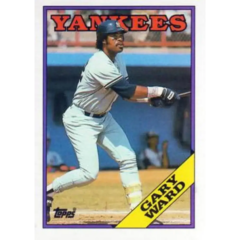 1988 Topps #235 Gary Ward NM-MT New York Yankees Baseball Card - Baseball Card Single