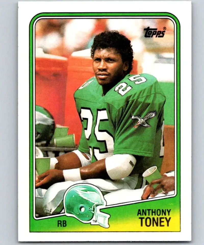 1988 Topps #236 Anthony Toney EX Excellent RC Rookie Philadelphia Eagles Football Card - Football Card Single