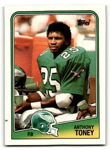 1988 Topps #236 Anthony Toney Philadelphia Eagles Football Cards EX/ ID:62569 - Football Card Single