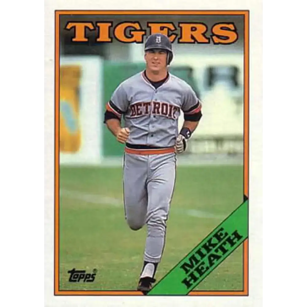 1988 Topps #237 Mike Heath NM-MT Detroit Tigers Baseball Card - Baseball Card Single